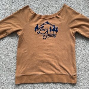 Columbia Women’s Off-Shoulder Sweater with Ripped Back